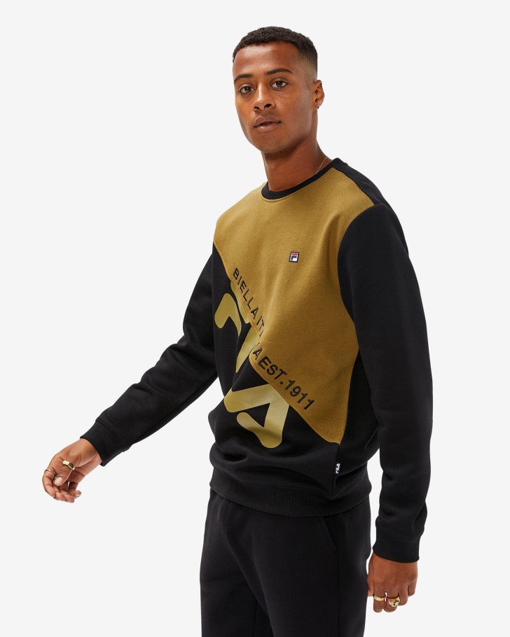 Tripulação Preta De Fila Unissex