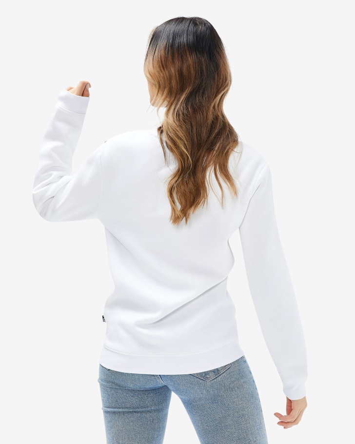 Tripulação Unissex De Mônaco Fila Branca