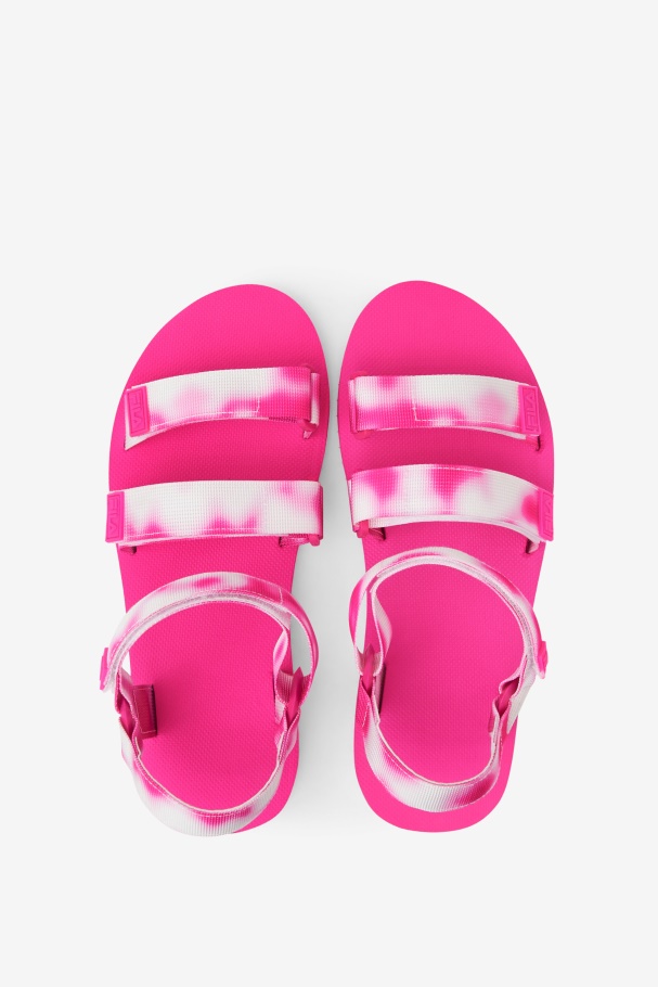 Ts Tie Dye Feminino Multi/rosa Glo/ramo Fila Drifter