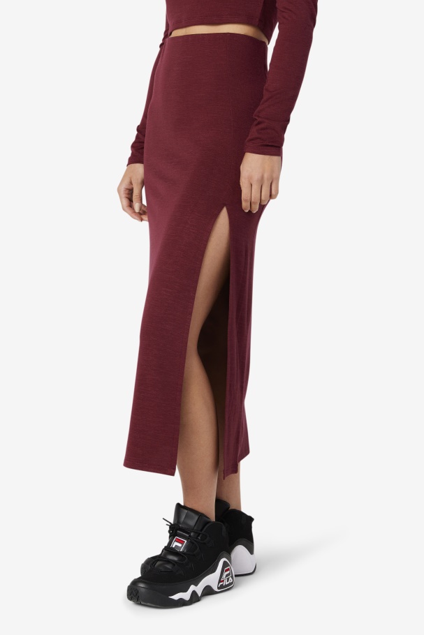 Twill Midi Tawny Port London Row