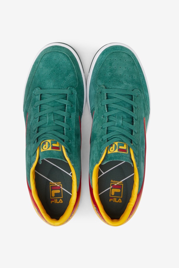 Tênis 88 X Paterson Fila Sycamore/mango Mojito/vermelho