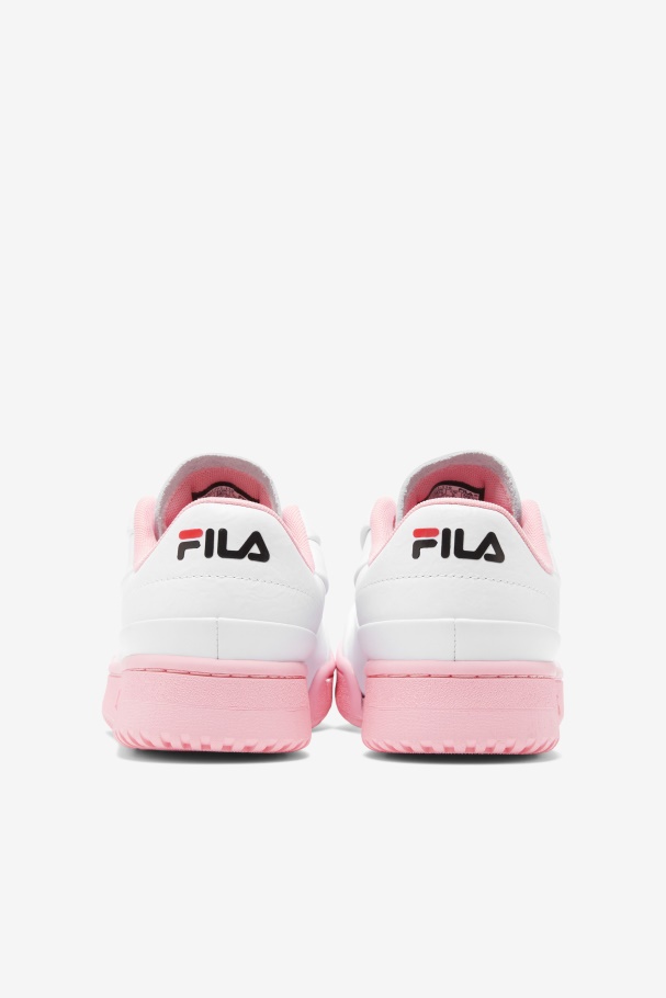 Tênis Feminino Branco/coral Blush/preto Original Lux X Barneys Fila