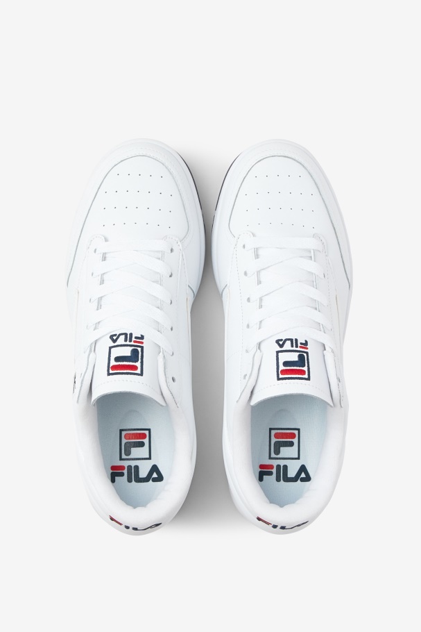 Tênis Masculino Fila Branco/marinho/vermelho 88