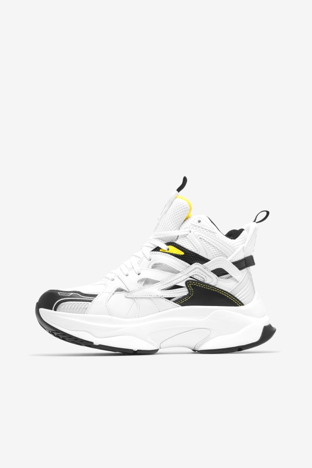 Tônico Feminino Fila Hallasan Mid Premium Branco/preto/limão