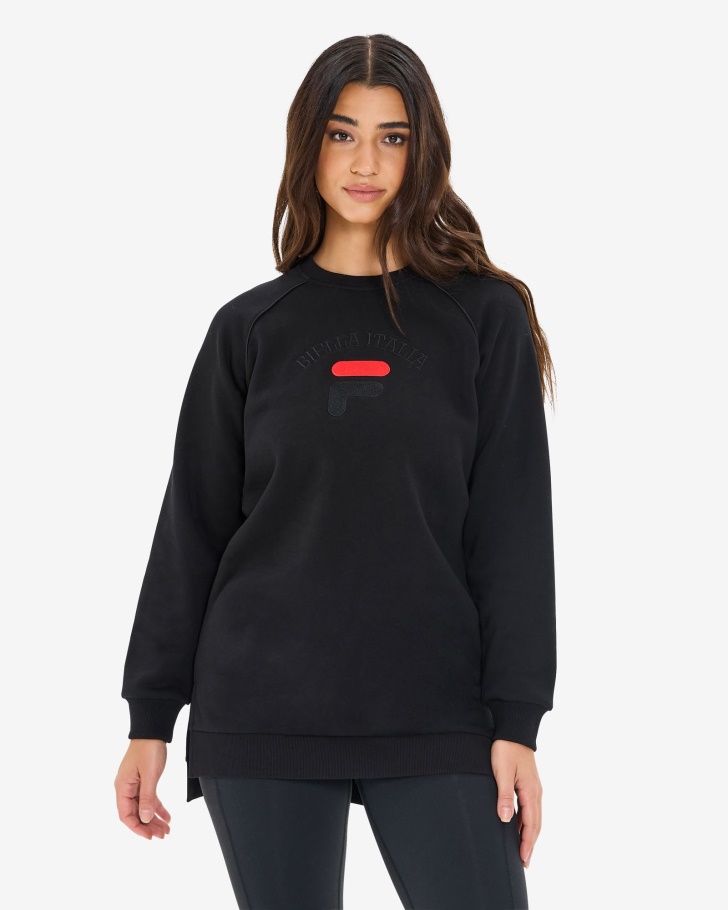 Túnica Feminina Amara Crew Preta Fila