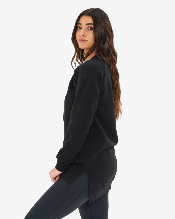 Túnica Feminina Amara Crew Preta Fila