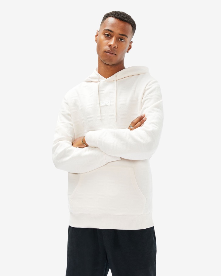 Unissex Echo Hood Creme De Coco Fila