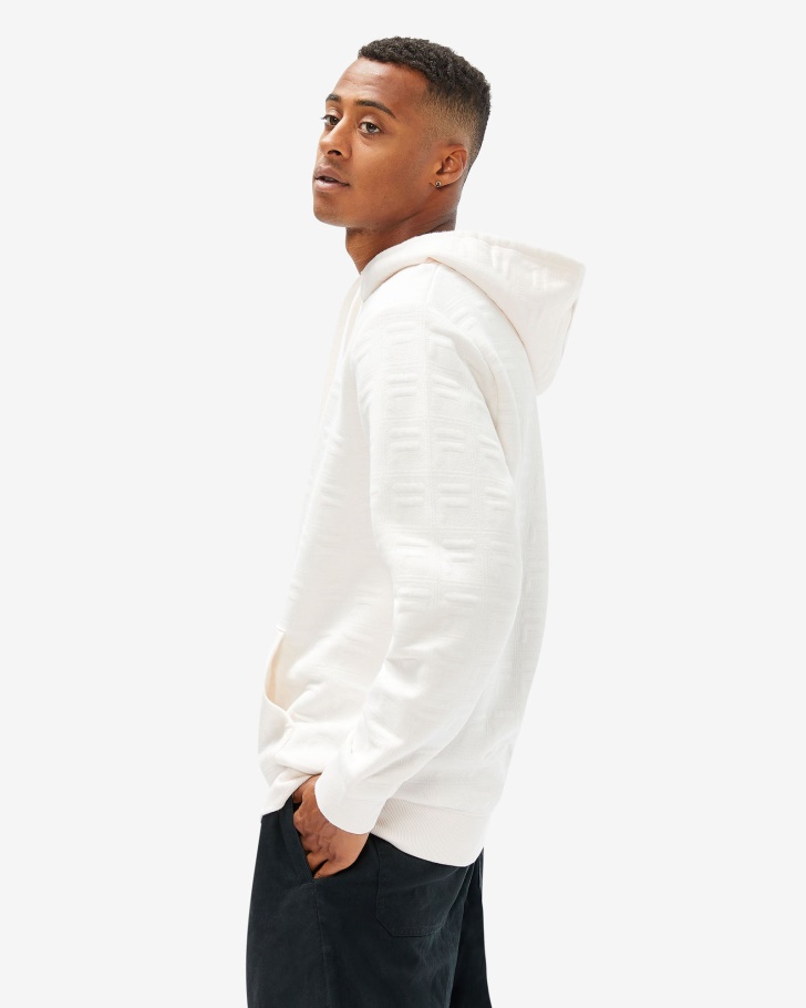 Unissex Echo Hood Creme De Coco Fila