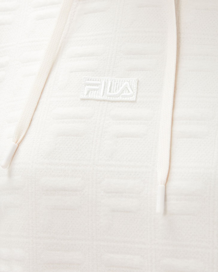 Unissex Echo Hood Creme De Coco Fila