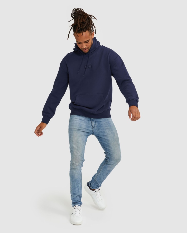 Unissex Urban Classics 2zero Hood Novo Navy Fila