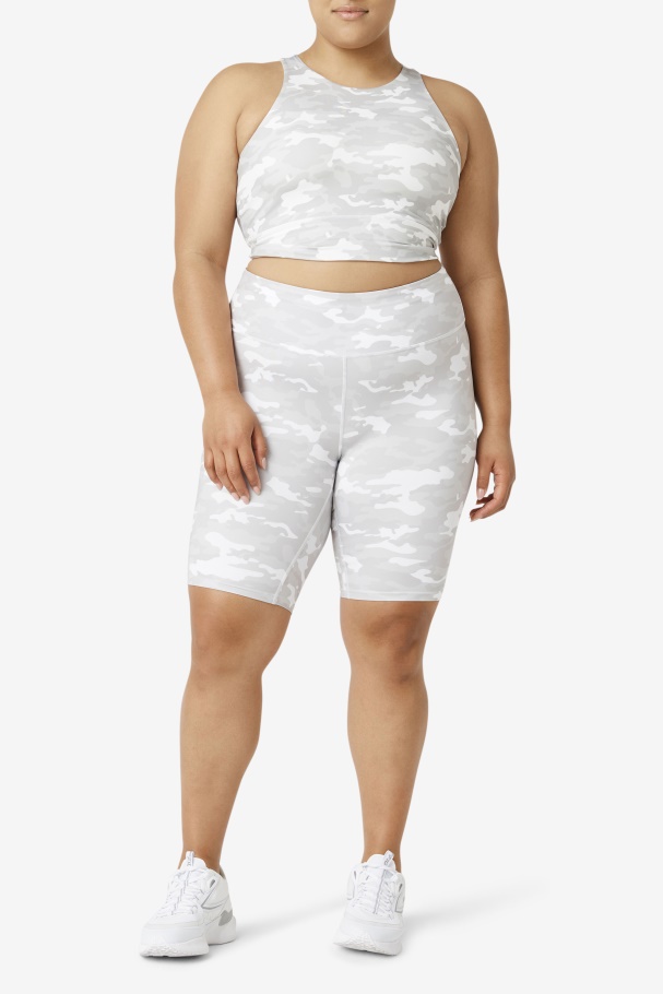 Uplift Sutiã Esportivo Gola Alta Fila Branca