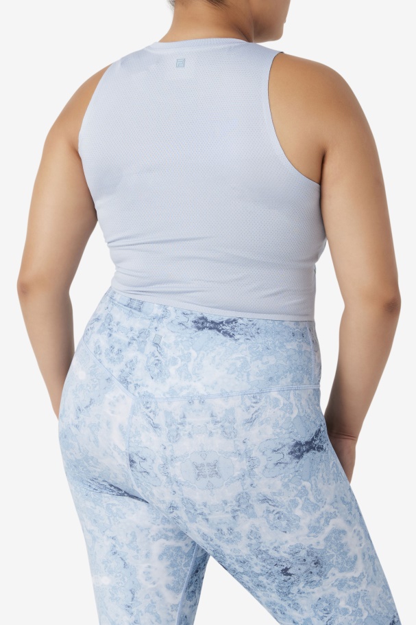 Uplift Top Cropped Atlético Fila Azul Nevoeiro/preto