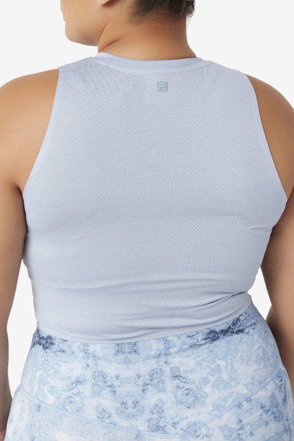 Uplift Top Cropped Atlético Fila Azul Nevoeiro/preto