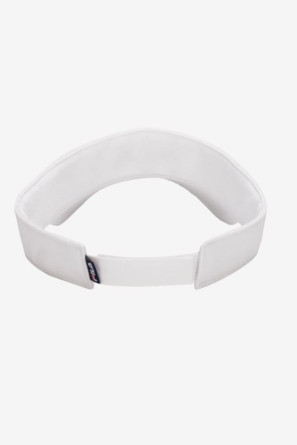 Viseira Bordada Branca Fila