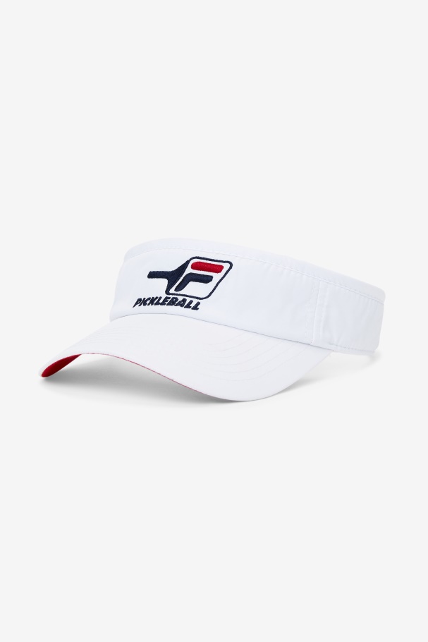 Viseira Pickleball Fila Branco/vermelho