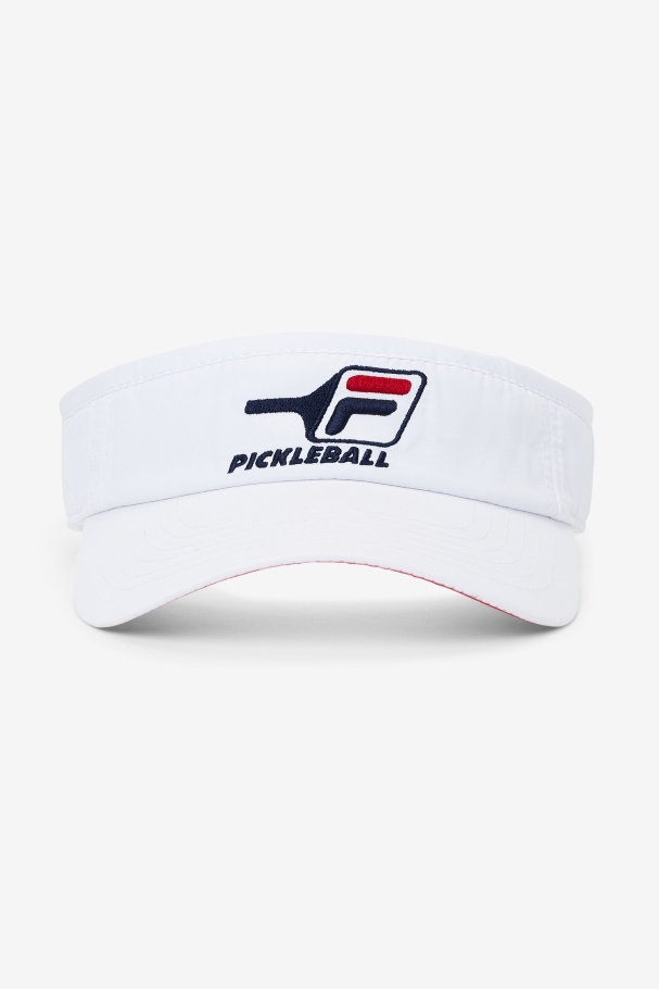 Viseira Pickleball Fila Branco/vermelho