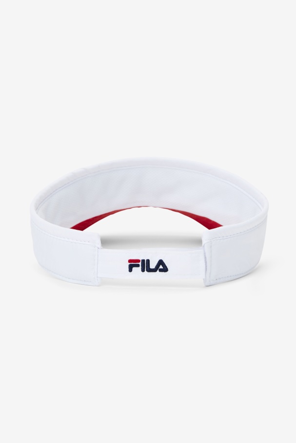 Viseira Pickleball Fila Branco/vermelho