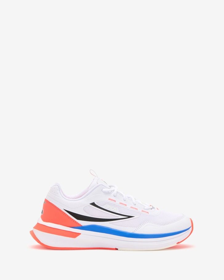 Zagari Feminino Branco/fierycoral/nebulblue Fila