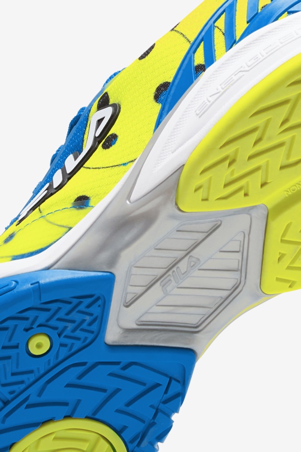 Zona De Vôlei Fila Masculino Azul/branco/amarelo