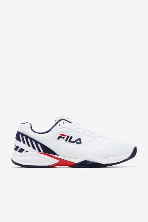Zona De Vôlei Masculino Fila Branco/marinho/vermelho