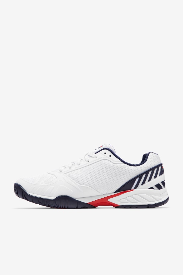 Zona De Vôlei Masculino Fila Branco/marinho/vermelho
