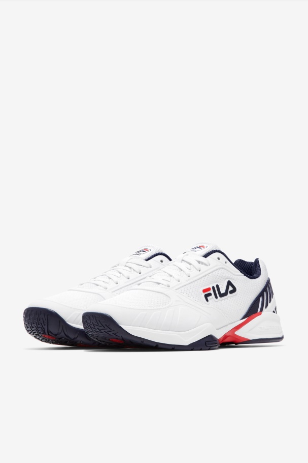Zona De Vôlei Masculino Fila Branco/marinho/vermelho