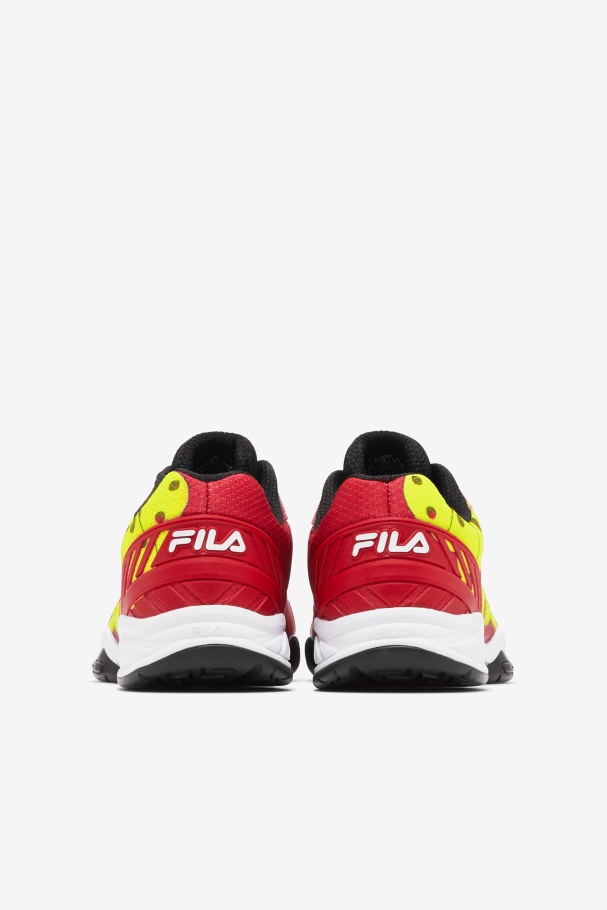 Zona De Vôlei Masculino Vermelho/preto/amarelo Fila