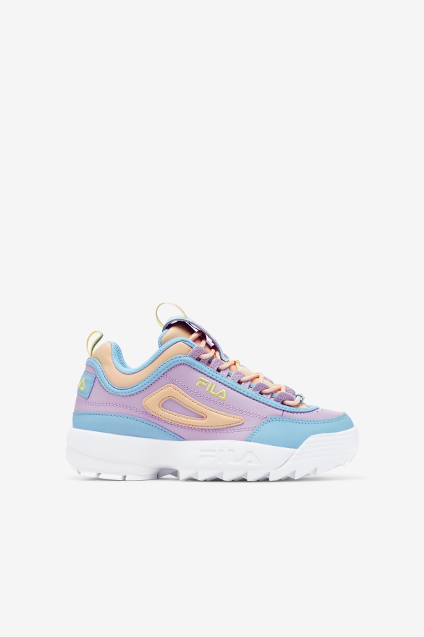 Azul/branco/orquídea Fila Big Kids' Disruptor 2 Premium