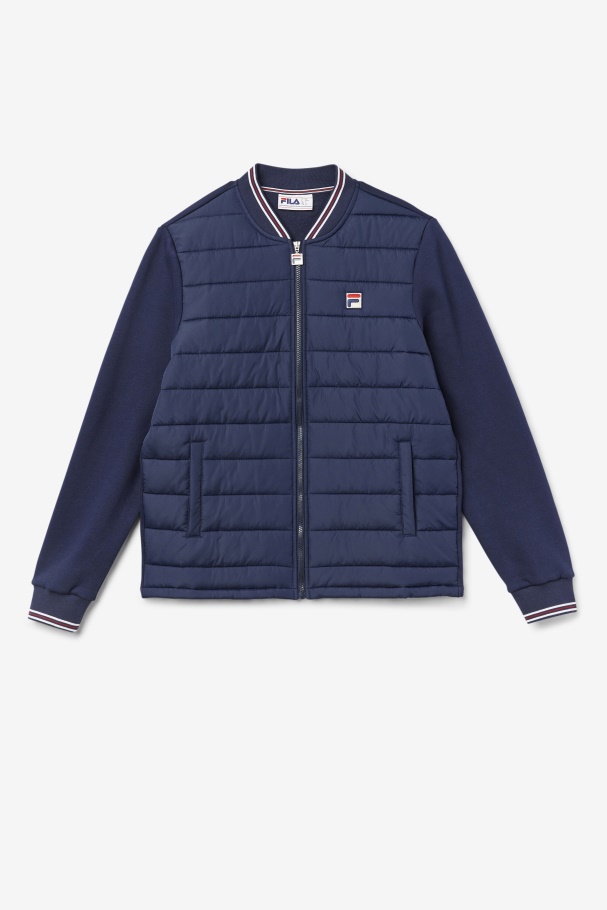 Peacoat Fila Marco Puffer Jacket