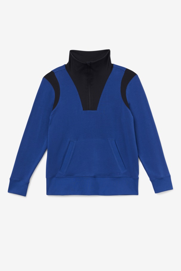 Marinho Peônia Fila Fi-lux Meio Zíper