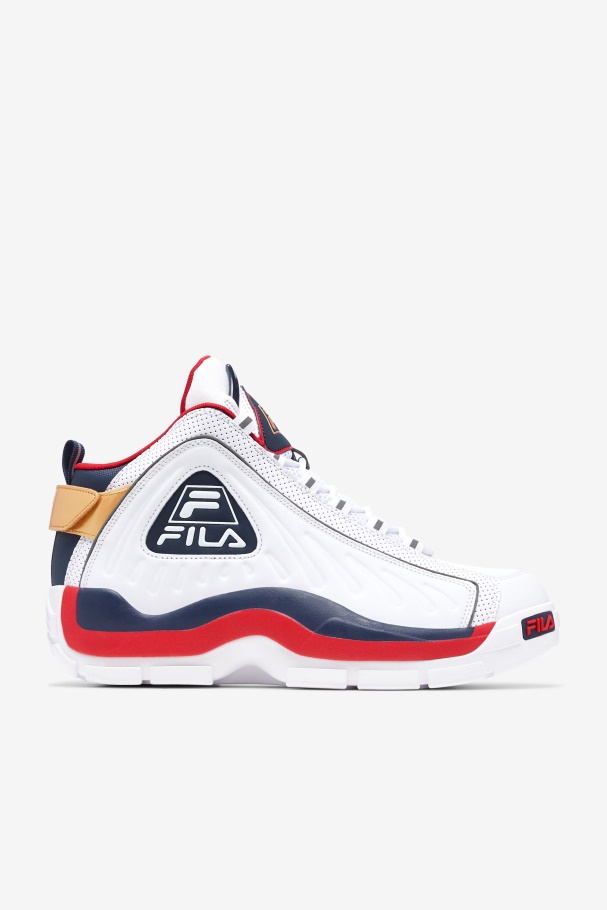 Masculino Grant Hill 2 Game Break Branco/blues/vermelho Fila
