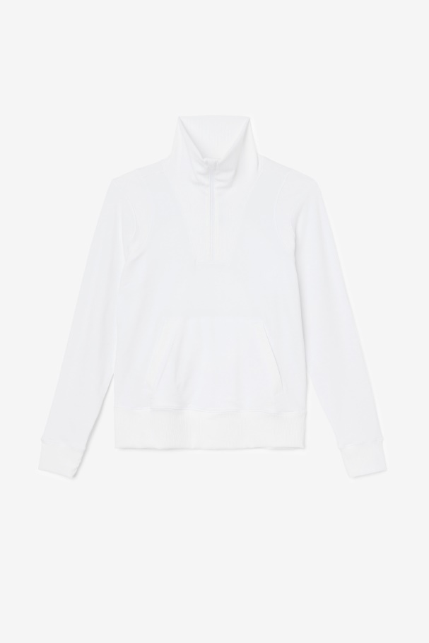 Fila Branco Fi-lux Meio Zíper