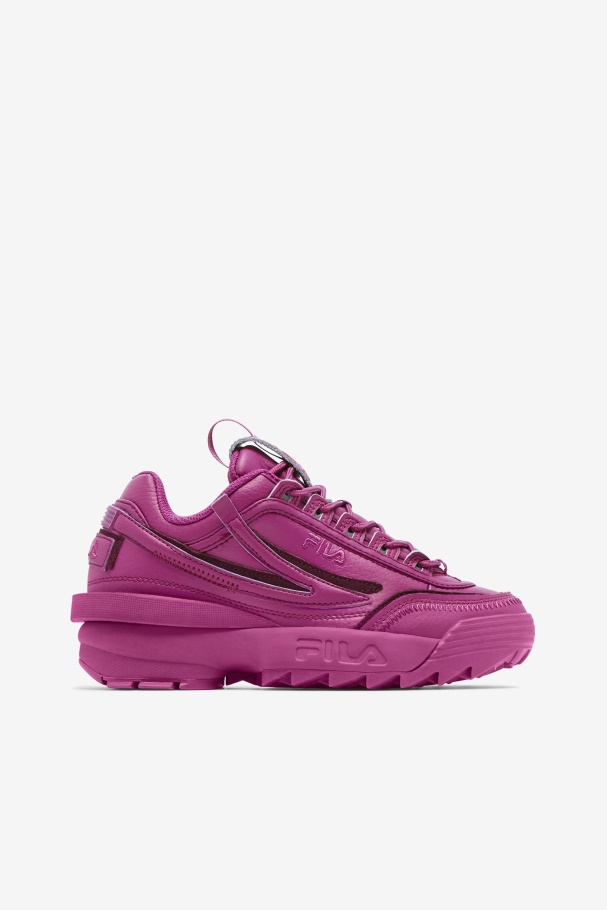 Rouge/grape Wine Fila Disruptor Feminino 2 Exp