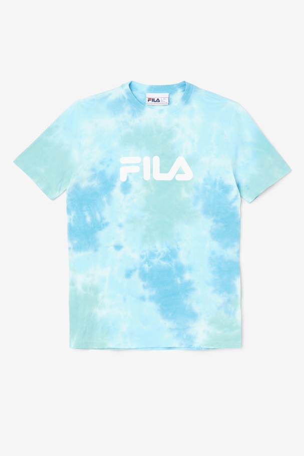 Alivia Tie Dye Tee White/splish/all/latigo Bay Fila