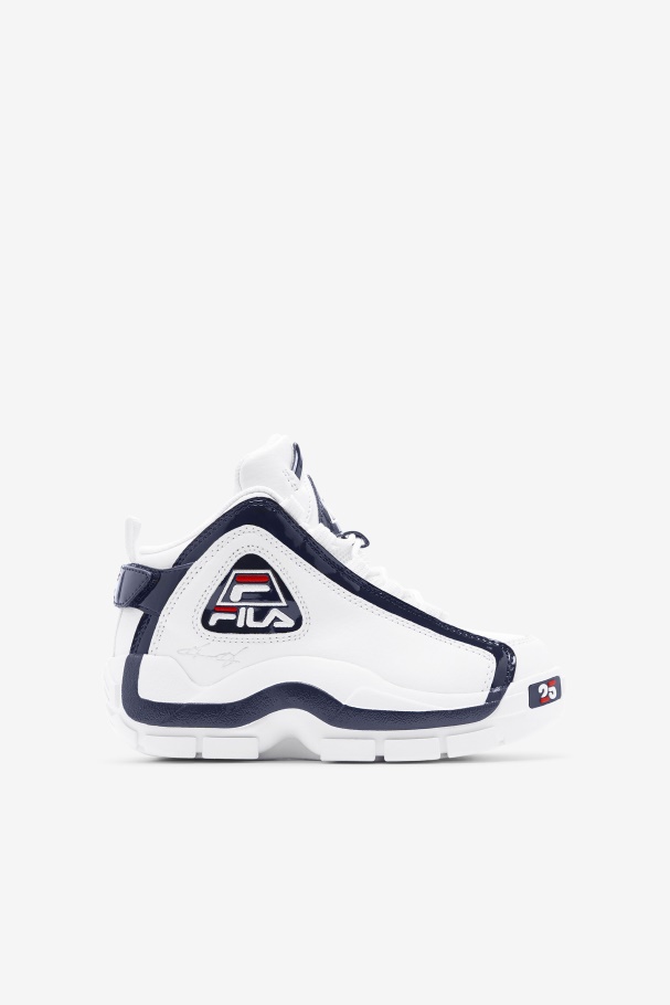Fila Branco/marinho/vermelho Big Kids' Grant Hill 2 Edição Do 25º Aniversário