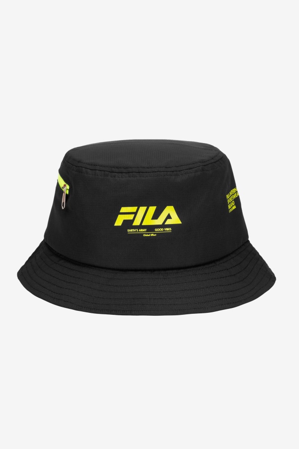 Chapéu Bucket Ripstop Preto Fila