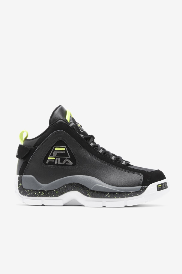 Fila Black/sunny Lime/castlerock Men's Grant Hill 2
