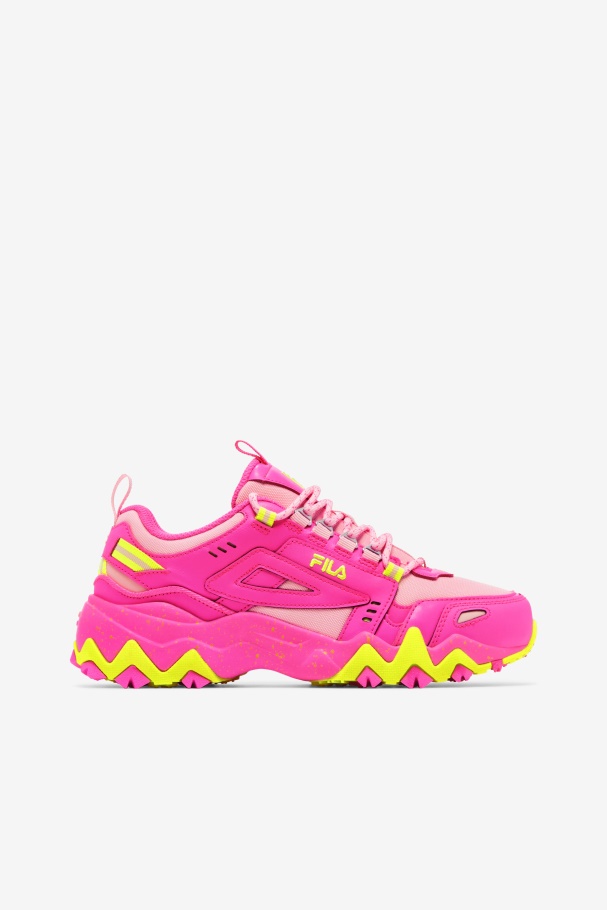 Feminino Oakmont Tr Rosa/amêndoa/amarelo Fila