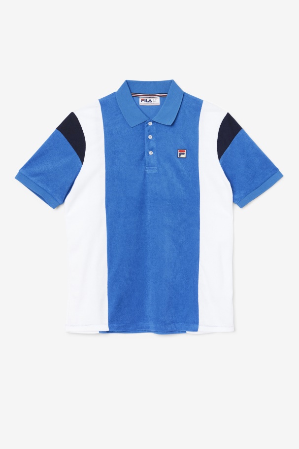 Astro Terry Polo Fila Strong Azul/branco/marinho