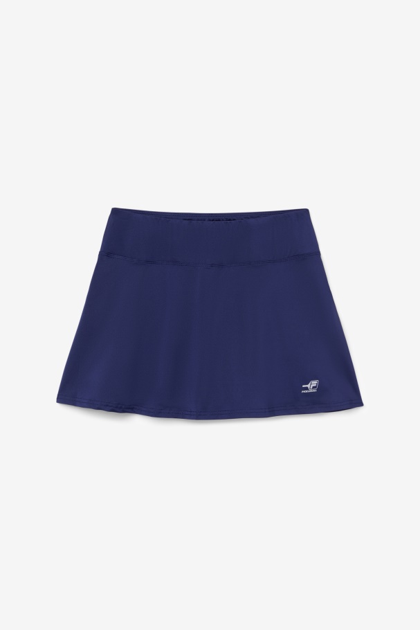 Skort Com Babados Pickleball Navy Fila
