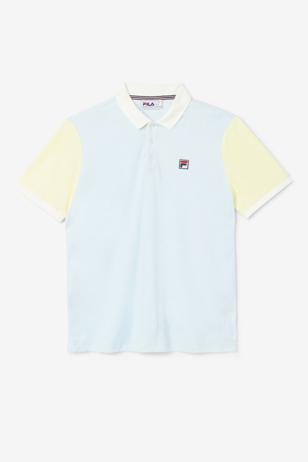 Fila Gramme Polo Azul/tender Amarelo/marshmallow