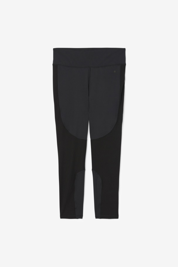 Legging Longa Texturizada Forza Preta Fila