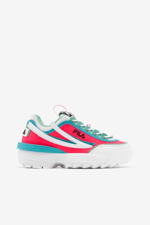 Feminino Disruptor 2 Exp Fila Branco/diva Rosa/azul