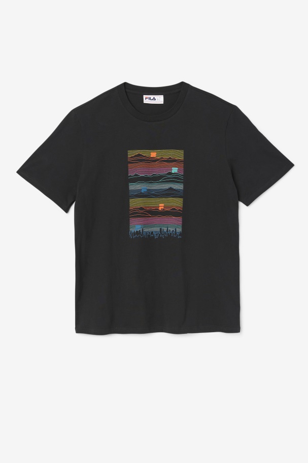 Camiseta Preta Nadee Fila