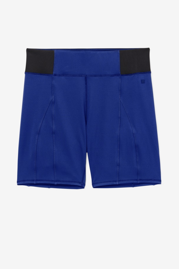 Navy Peony/Black Forza 8" Texture Bike Short Fila