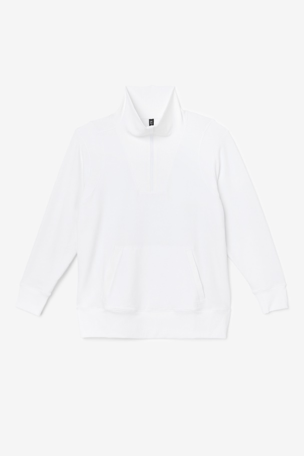 Fila Fi-lux Meio Zíper Branco