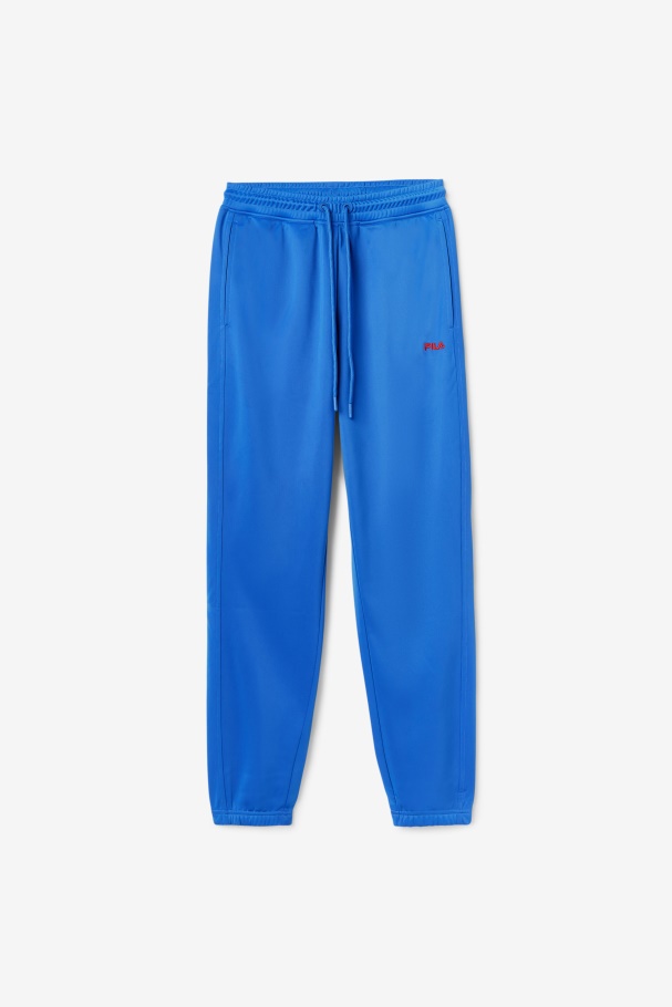 Calça De Corrida Azul Lapis/vermelho Ardente Fila Colombia