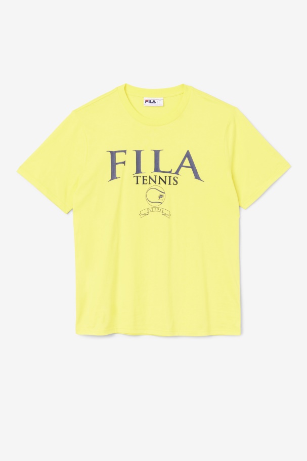 Saran Tee Fila Amarelo/marinho