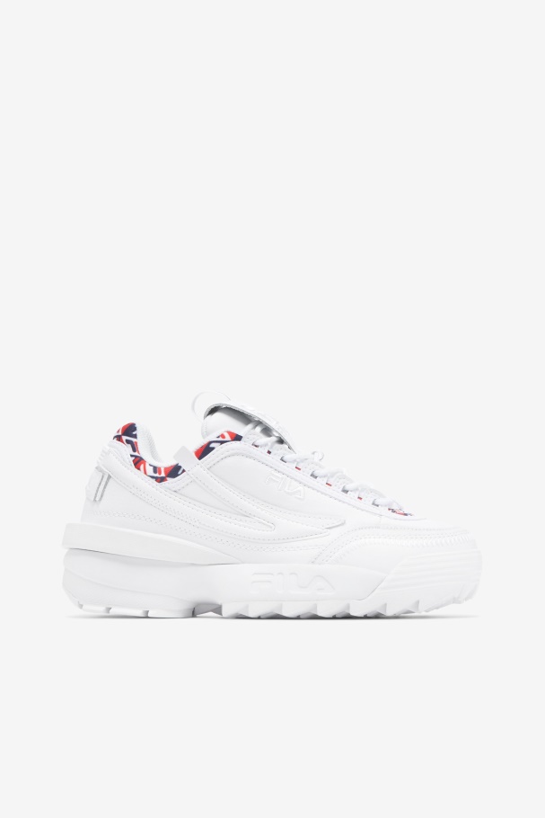 Fila Branco/marinho/vermelho Disruptor Feminino 2 Exp Cúbico