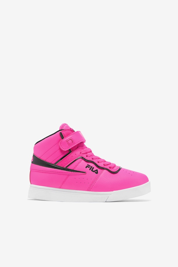 Infantil Vulc 13 Top Block Fila Rosa/branco/preto